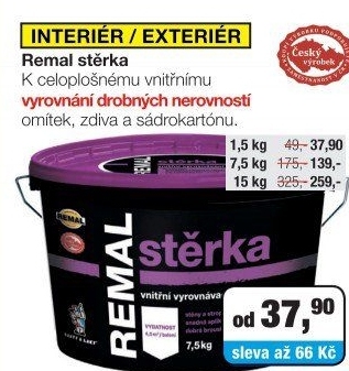REMAL STĚRKA