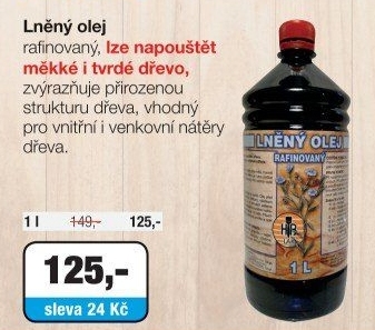 LNĚNÝ OLEJ