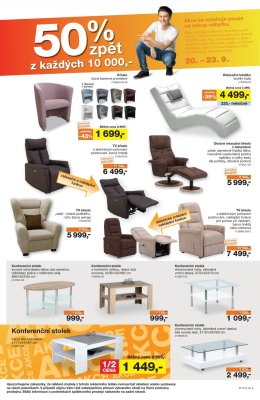 akční leták Sconto nábytek 19.9.2018-2.10.2018