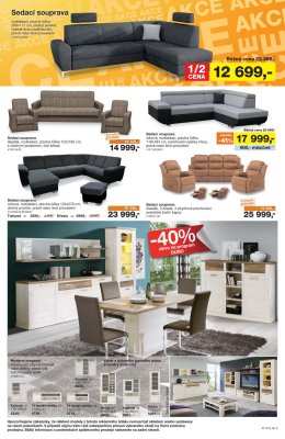 akční leták Sconto nábytek 19.9.2018-2.10.2018