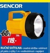 SLL 85 RUČNÍ SVÍTILNA 5 WATT 4XD SENCOR