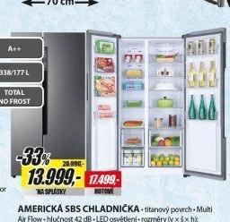 HRF 522DG7 SBS CHLADNIČKA A++ HAIER