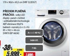 HW70 BP14636 PRAČKA 7KG A+++(-40%) HAIER