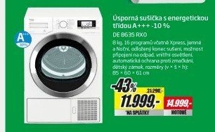DE 8635RX0 SUŠIČKABEKO
