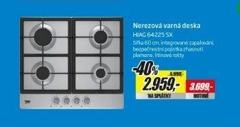 HIAG 64225SX VARNÁ DESKA PLYN. BEKO