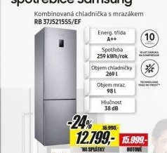 RB 37J5215SS/EF CHLADNIČKA KOMBI SAMSUNG