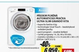 GVS 34 126TC3 PRAČKA SUPER SLIMCANDY