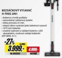 HF18RXL 011 AKU TYČ. VYSAVAČ 2v1 HOOVER