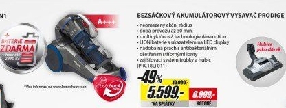 PRC18LI 011 AKU BEZSÁČ. VYSAVAČHOOVER