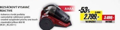 RC 81 RC25011 VYSAVAČ BEZSÁČKOVÝ HOOVER