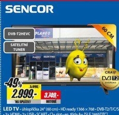 SLE 2465DTC H.265 (HEVC)SENCOR