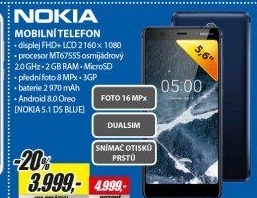 Nokia 5.1 DS BLUE 2GB 16GBNOKIA