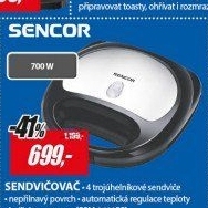 SSM 9400SS sendvičovačSENCOR