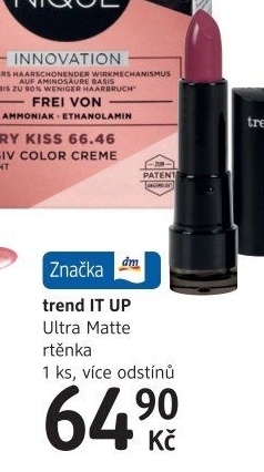 Rtěnka Ultra Matte Trend IT UP