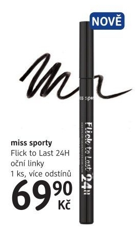 Oční linky Flick to Lash 24H Miss Sporty