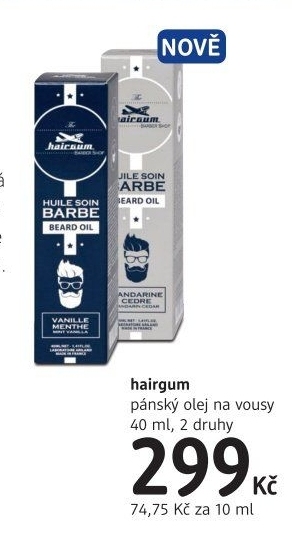 Olej na vousy Hairgum