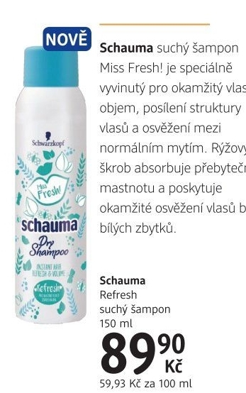 Šampon suchý Schauma Schwarzkopf