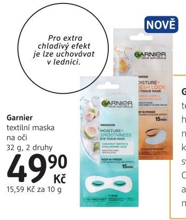 Textilní maska na oči Garnier