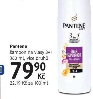Šampon na vlasy 3v1 Pantene