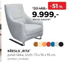 Křeslo RITA