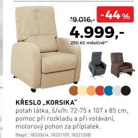 Křeslo KORSIKA