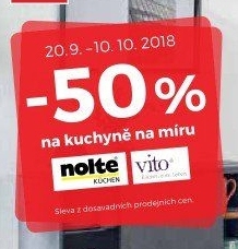´-50% na kuchyně na míru