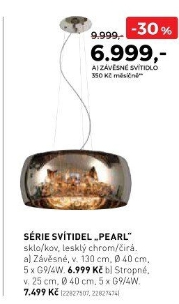 Série svítidel PEARL
