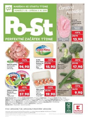 akční leták Kaufland 26.9.2018-3.10.2018