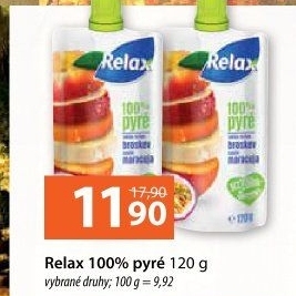 Kapsička ovocné pyré Relax