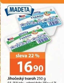 Tvaroh Jihočeský Madeta