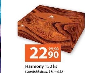 Kapesníčky papírové Harmony - box