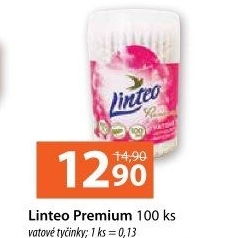 Tyčinky vatové Premium Linteo