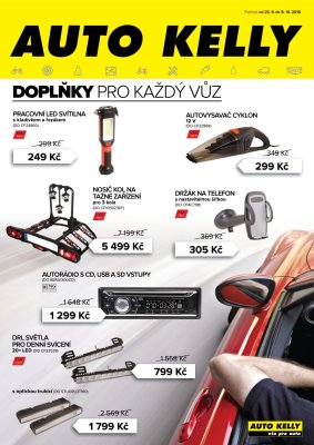 akční leták Auto Kelly 25.9.2018-8.10.2018