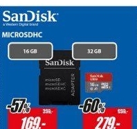 173446 microSDHC 16GB 98MB/s SANDISK