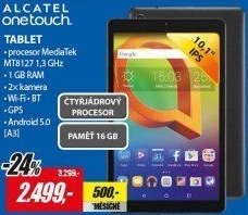 A3 10 IPS 16GB 1G GPS A5.0 černá ALCATEL