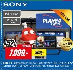 KDL 40RE455BLED FULL HD LCD TVSONY