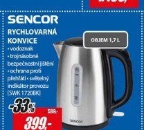 SWK 1720BK Rychlovarná konviceSENCOR