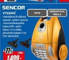 SVC 900-EUE3 vysavač 2 v 1SENCOR