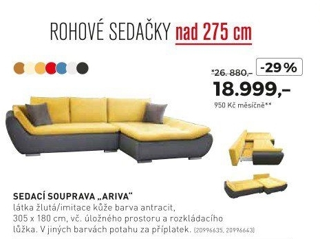 Sedaci souprava Ariva