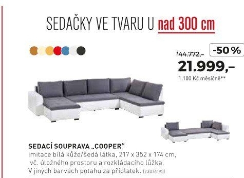 Sedaci souprava Cooper