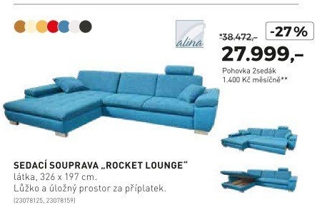 Sedaci souprava Rocket Lounge
