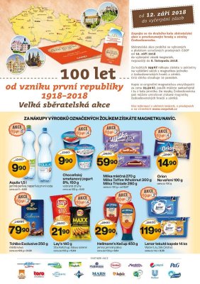 akční leták COOP 26.9.2018-9.10.2018