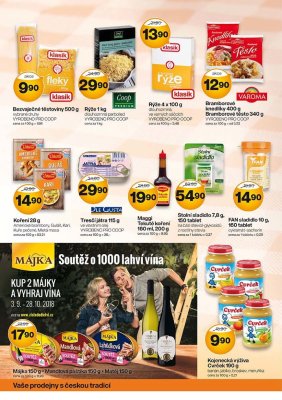 akční leták COOP 26.9.2018-9.10.2018