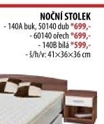 Noční stolek 140 buk