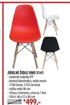 Jídelní židle UNO bílá