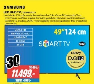 UE49NU7172 LED ULTRA HD LCD TV SAMSUNG
