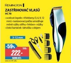 HC 70 ZASTŘIHOVAČREMINGTON