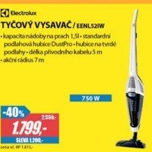 EENL52IW TYČOVÝ VYSAVAČELECTROLUX