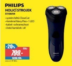 S1100/04 HOLICÍ STROJEKPHILIPS