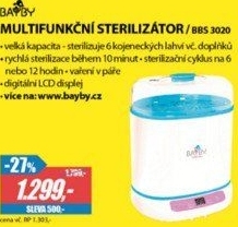 BBS 3020 Multifunkční sterilizátor BAYBY